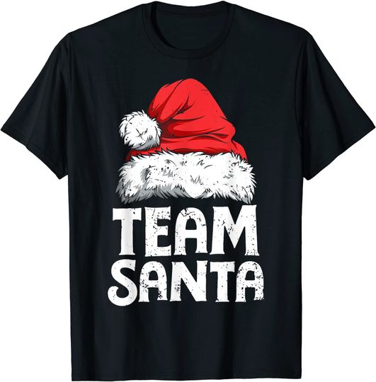 Team Santa T shirt Christmas Family Matching Pajamas Tees T-Shirt