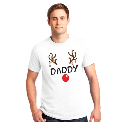 Reindeer Christmas Family Pajama Matching Shirts Custom