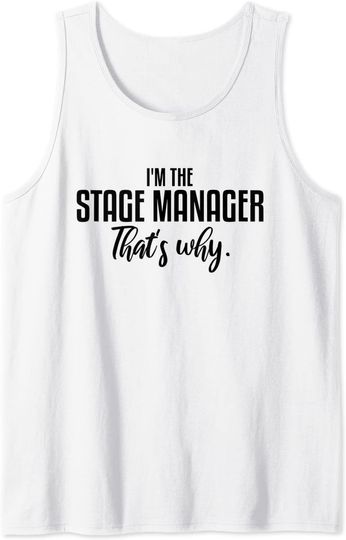 Stage Manager Theater Tank Top