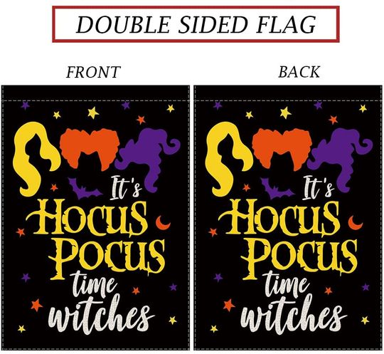 Halloween Hocus Pocus Witches House Flag Sanderson Sisters