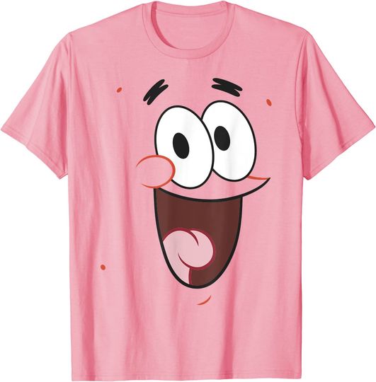 SpongeBob SquarePants Patrick Face Portrait T-Shirt