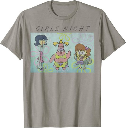SpongeBob SquarePants Patrick Squidward Girls Night T-Shirt