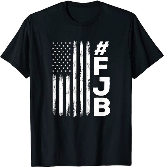 American Flag FJB Pro America US T-Shirt Unisex Full Sizes for Men Women Black