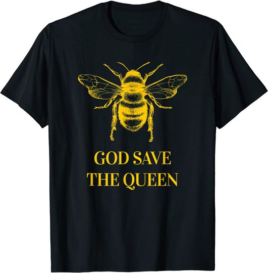 God Save The Queen Environmental Beekeeper Bees Apiculture T-Shirt