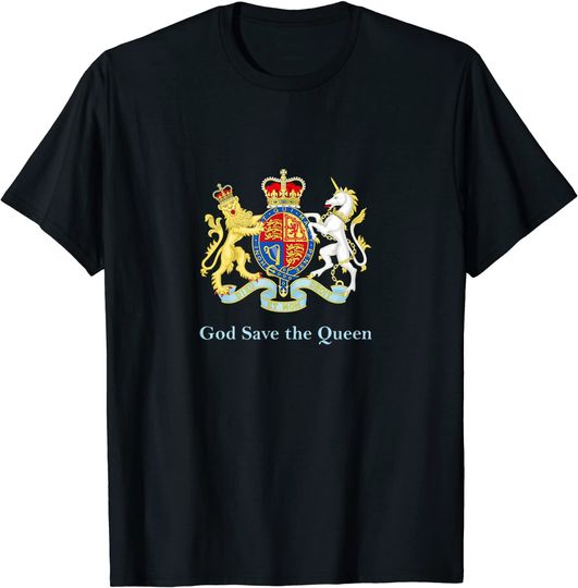 Royal Coat of Arms God Save the Queen T-Shirt