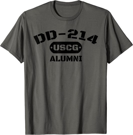 DD-214 US Coast Guard  Alumni T-Shirt Men and Women