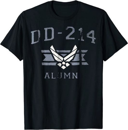 DD214 Air Force Alumni T-Shirt USAF Veteran T Shirt Gift