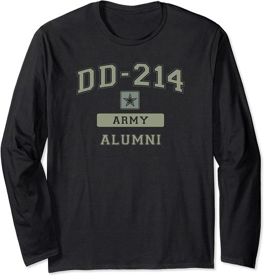 DD-214 US Army Alumni Long Sleeve T-Shirt