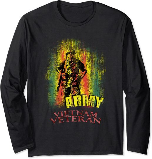 ARMY VIETNAM VETERAN Long Sleeve T-Shirt