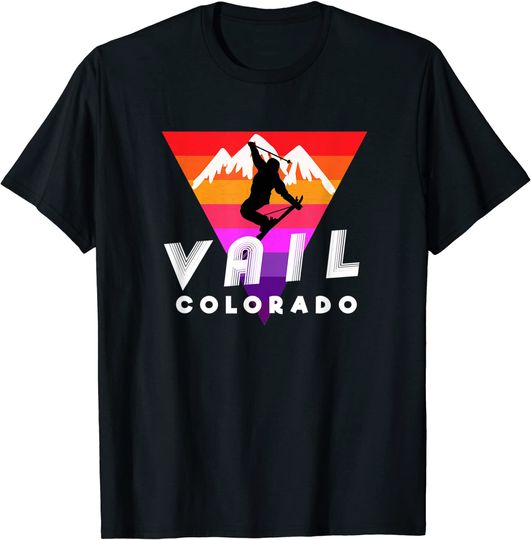Disco Vail Colorado Rad Ski Jump T-Shirt