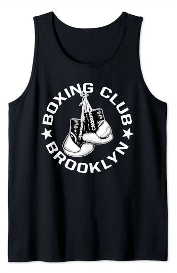 Boxing Club Brooklyn Gloves Graphic For A Boxing Lover Tank Top