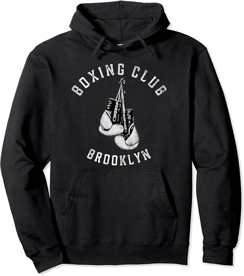 Boxing Club Brooklyn Gloves Fighter New York City Hoodie