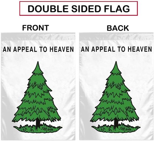 An Appeal to Heaven Flag Double Stitched Polyester Yard Outdoor Decoration Tree