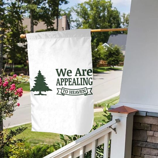 We Are Appeal To Heaven Garden Flag, Vertical Double Sided Yard Flag, Outdoor Decoration,12x18 Inch