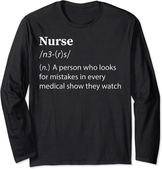Clinic Nurse Caretaker - Hospital Registered Nurse Long Sleeve