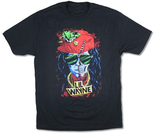 Lil Wayne Cash Money Skull T Shirt