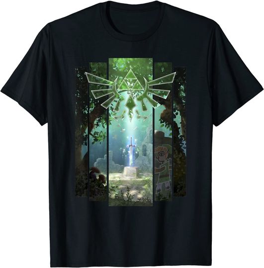 Nintendo Zelda The Master Sword Lost Woods Artwork T-Shirt