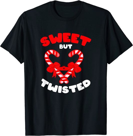 Sweet But Twisted Funny Christmas Candy Lollipop Costume T-Shirt