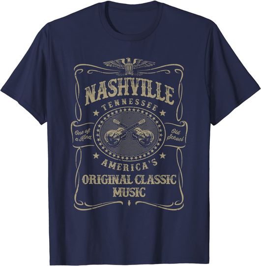 Nashville Music City USA Vintage T-Shirt