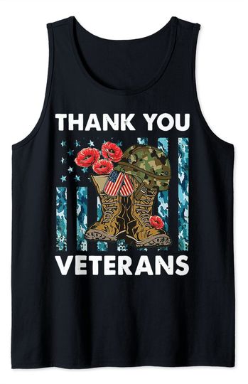 Thank You Veterans Tank Top