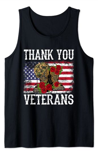 Thank You Veterans Tank Top