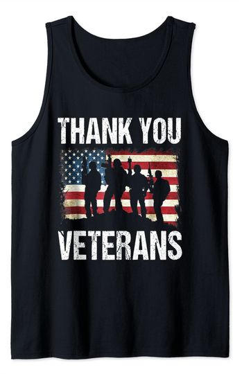 Thank You Veterans Tank Top