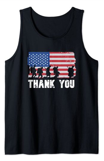 Thank You Veterans Tank Top