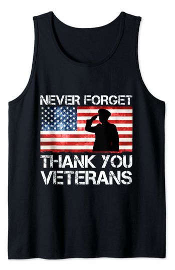 Thank You Veterans Tank Top