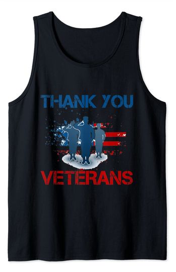 Thank You Veterans Tank Top
