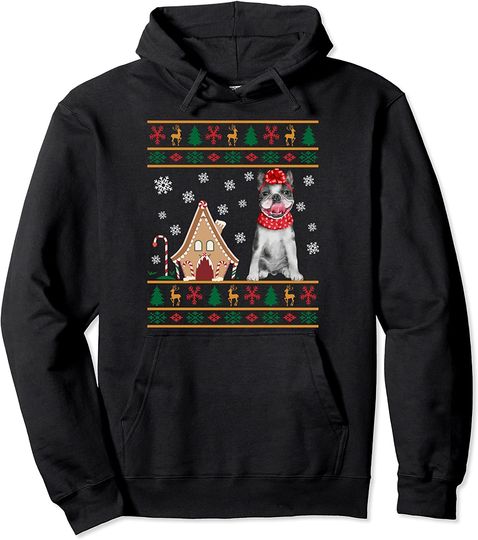 Boston Terrier Christmas Hoodie