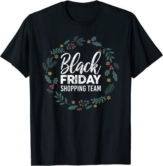 Black Friday Shopping Team Christmas T-shirt