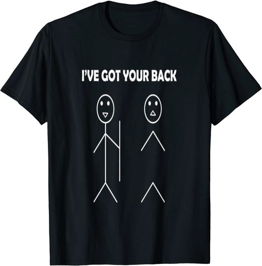 I Got Your Back Stick Figure Graphic Friendship