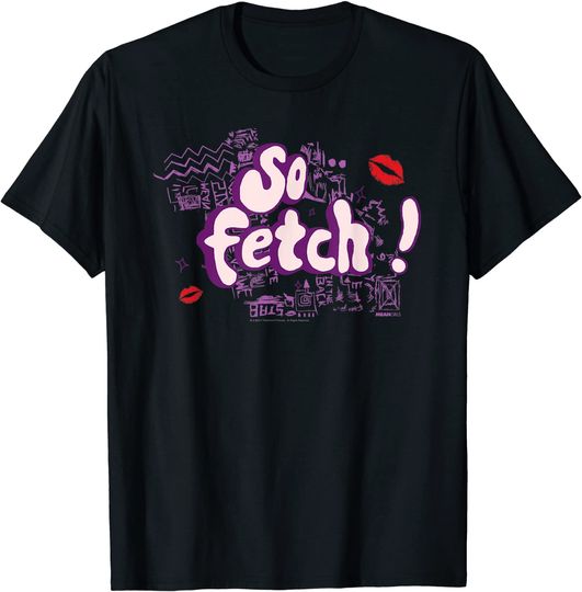 Mean Girls So Fetch Illustrated Type T-Shirt