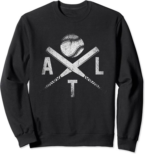 Atlanta Baseball ATL Vintage Georgia Brave Sweatshirt