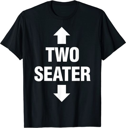 Two Seater Shirt Men's Adult Fetish Swinger Polygamy Gift T-Shirt