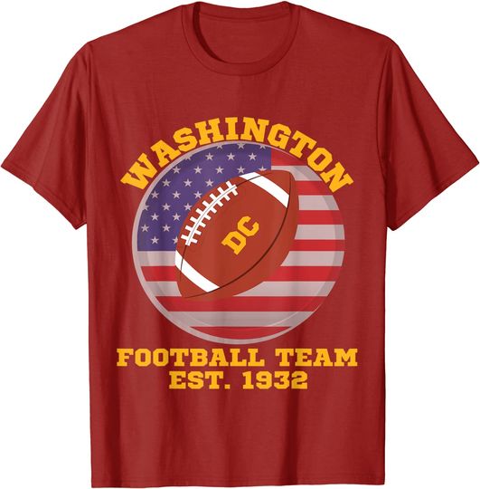 Vintage Washington DC Football Gift Sports Team 1932 Novelty T-Shirt