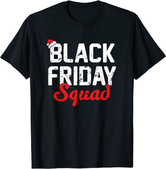 Black Friday Squad Shopping Team Family Christmas Costume T-Shirt