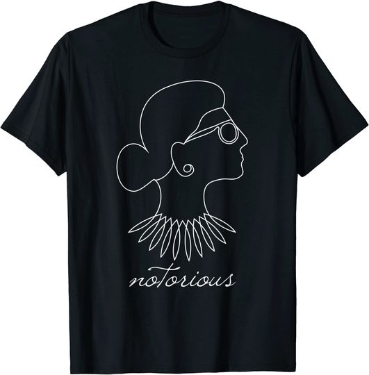 Notorious RBG Ruth Bader Ginsburg Supreme Justice Drawing T-Shirt