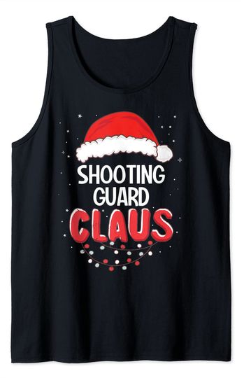 Shooting Guard Santa Claus Christmas Matching Costume Tank Top