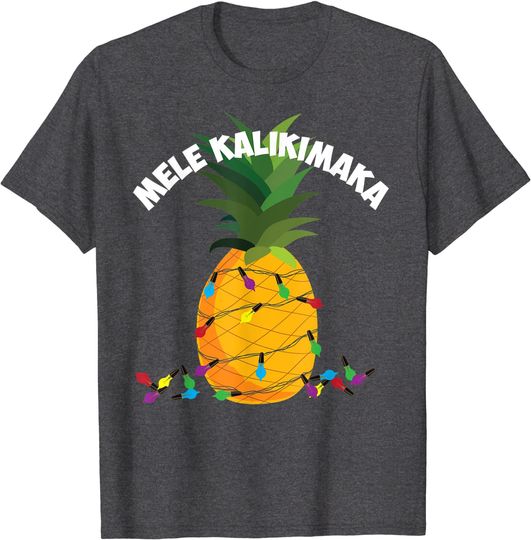 Mele Kalikimaka Hawaiian X-Mas Pineapple Lights Gift