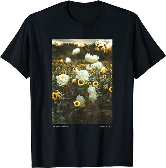Aesthetic Floral Sunflower Streetwear Fashion Graphic T-Shirt