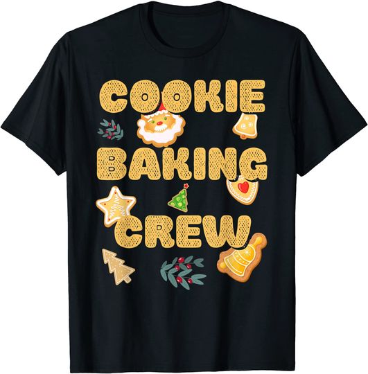 Discover Christmas Cookie Baking Crew Gingerbread Christmas T-Shirt