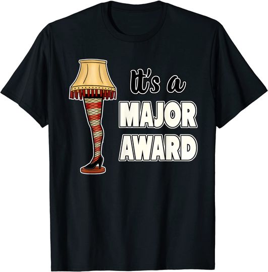 Discover Christmas Leg Lamp It's A Major Award Holiday T-Shirt