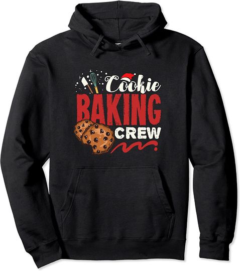 Cookie Baking Crew Gift For A Christmas Party Pullover Hoodie