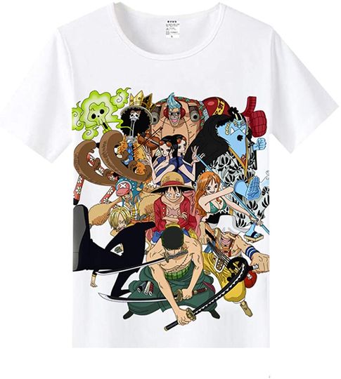 Anime Luffy Zoro Cosplay T-Shirt