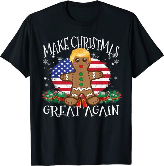 Funny Trump Make Christmas Great Again T-Shirt