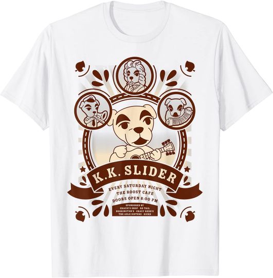 Animal Crossing K.K. Slider At The Roost Poster T-Shirt