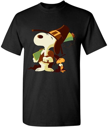 Discover Snoopy and Woodstock Thanksgiving T-Shirt