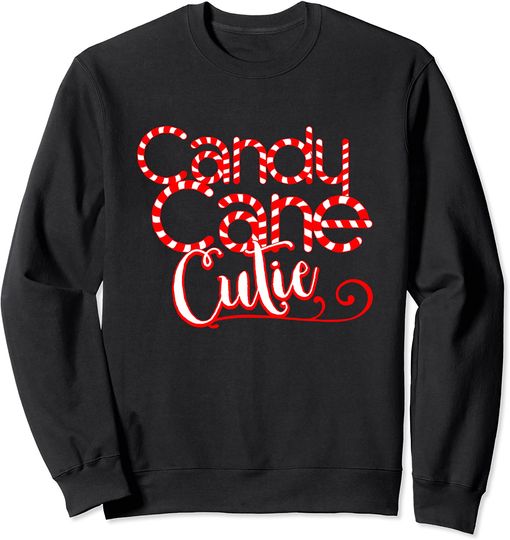 Discover Christmas Candy Cane Cutie Sweatshirt