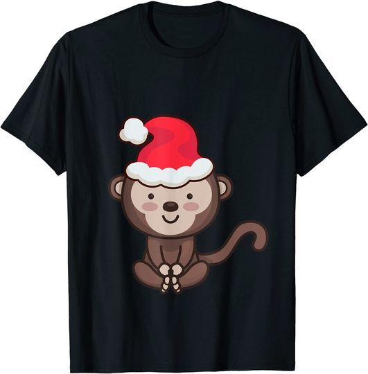 Monkey Baby With Christmas  T-Shirt